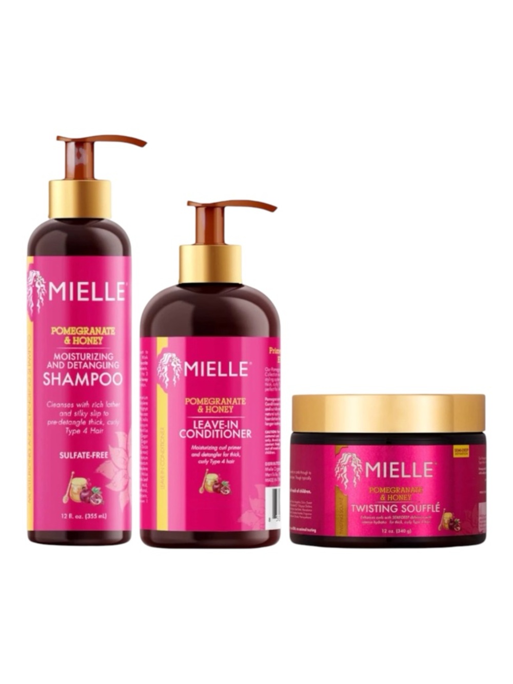 MIELLE POMEGRANATE & HONEY 3PC SET - BRAND NEW
